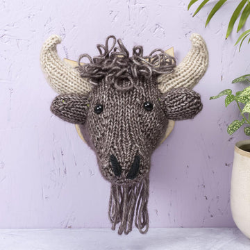 Bison Faux Taxidermy Head