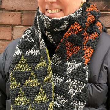 Crochet Scarf Pattern for Men: Manly-Man Scarf