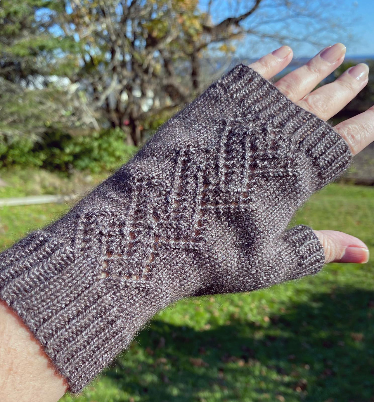 Uptown Fingerless Mittens
