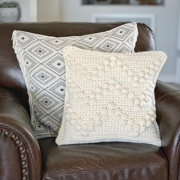 061 The Chevron Bobble Pillow