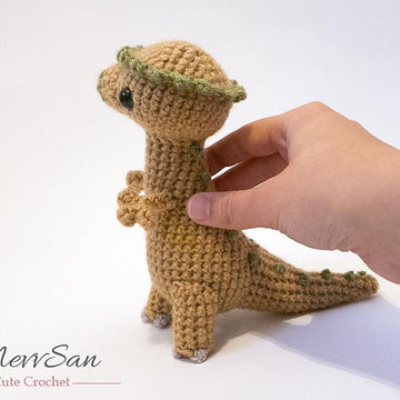 Amigurumi Pachycephalosaurus Dinosaur