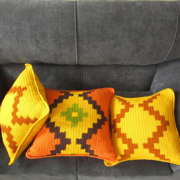 Brackets Cushion Cover