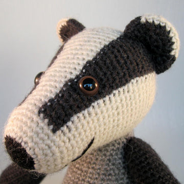 Blackberry the Badger Amigurumi