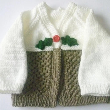 Christmas Pudding Cardigan