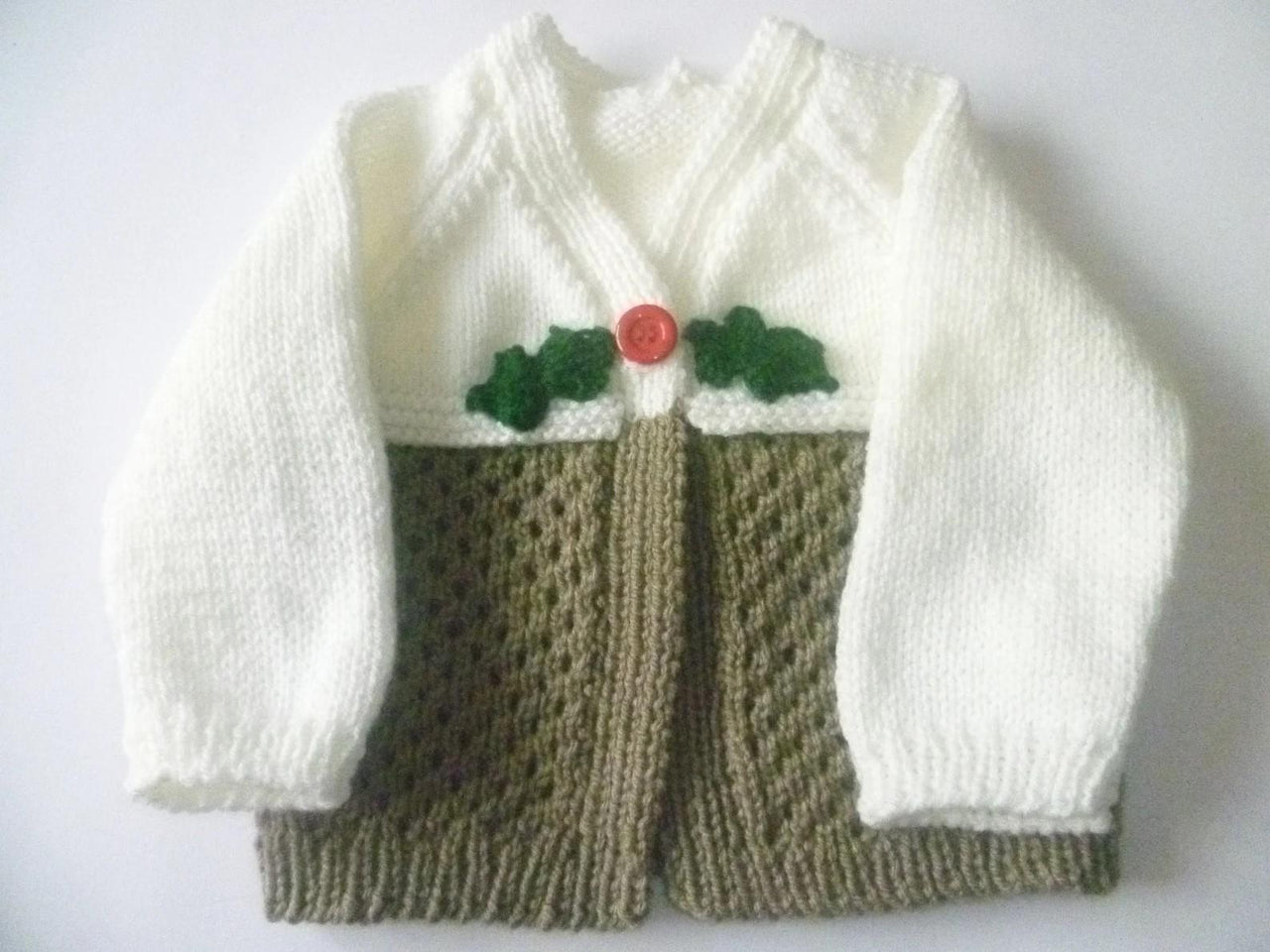 Christmas Pudding Cardigan