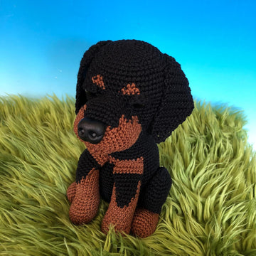 Amigurumi Rottweiler Rosi