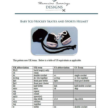 Ice Skates & Sports Helmet Set