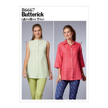 Butterick Misses' Top B6667 - Sewing Pattern