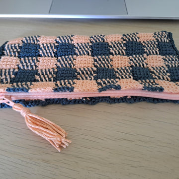 Gingham Pencil Case