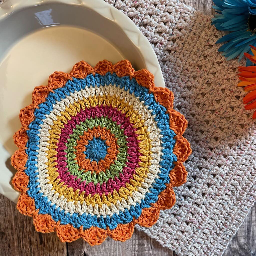 Happy Scrappy Potholder