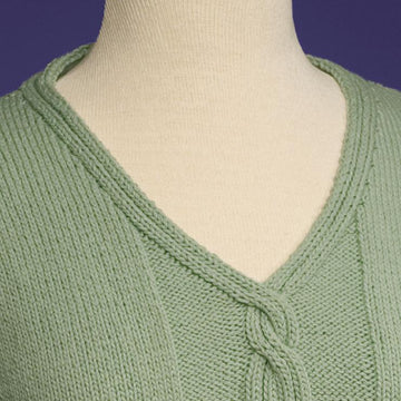 Cable Panel Pullover #158