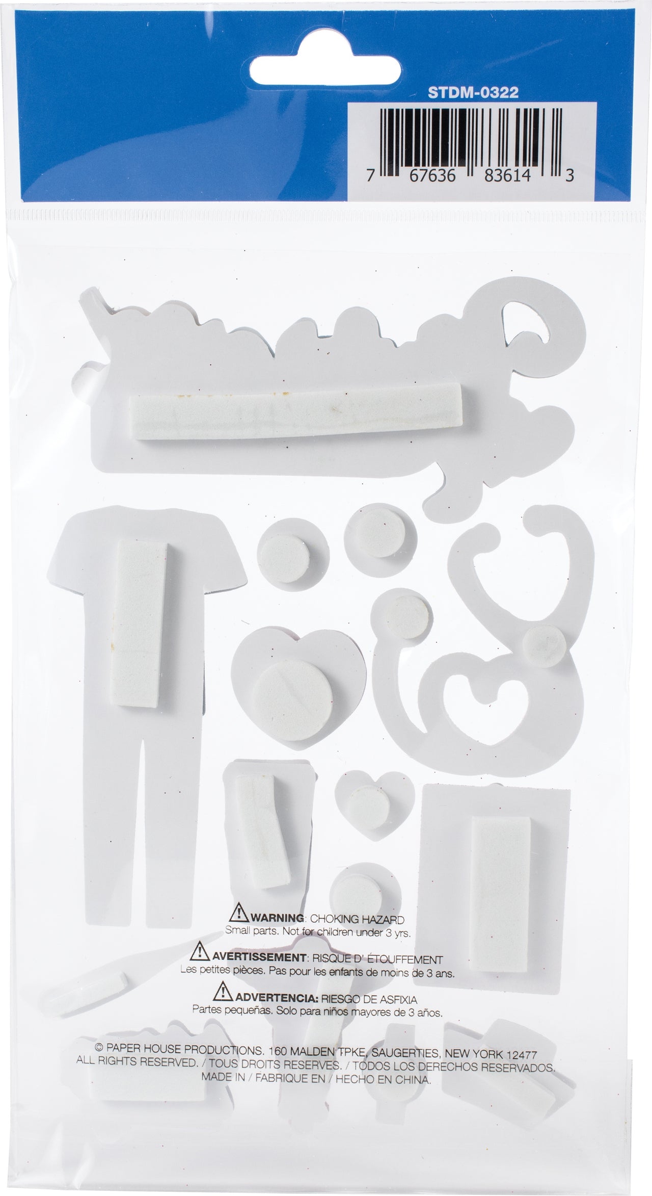 Paper House 3D Stickers - Nurses
