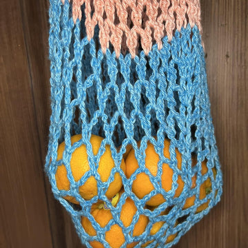 Colorblock Fat-Bottom Market Bag