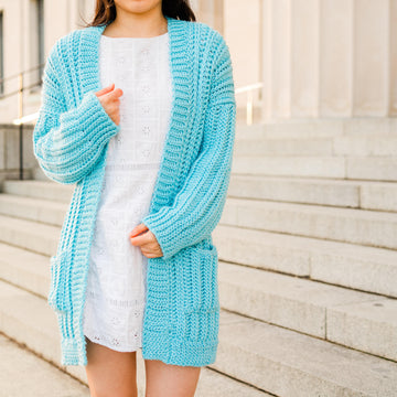 Palermo Ribbed Pocket Cardigan