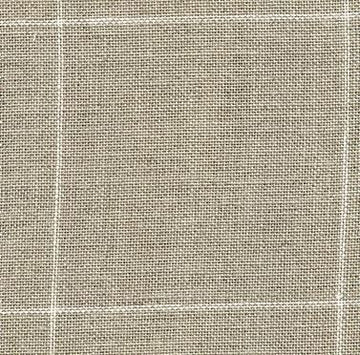 Zweigart 28 Count Lyon Linen White Check - 19in x 70in