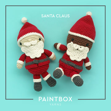 Santa Claus - Free Toy Crochet Pattern For Christmas in Paintbox Yarns Cotton Aran by Paintbox Yarns