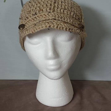 Ponytail Newsboy Cap
