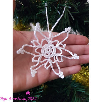 Crochet snowflake 31