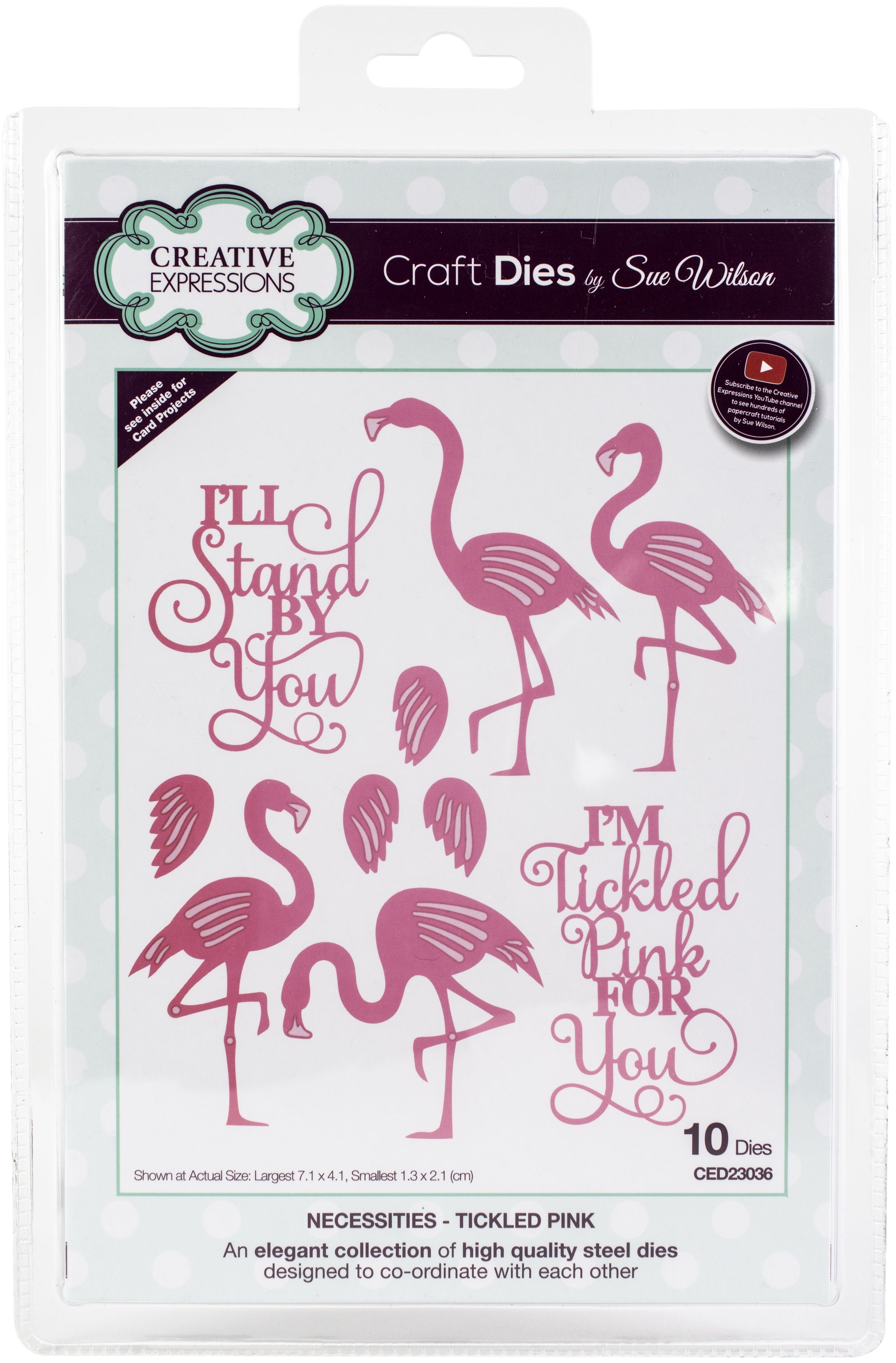 Creative Expressions Craft Dies By Sue Wilson - Necessities-Tickled Pink