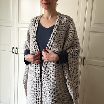 Crochet Ruana Pattern: Wrap-Me-Up Ruana
