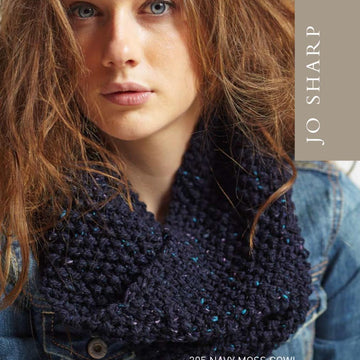 Navy Moss Cowl