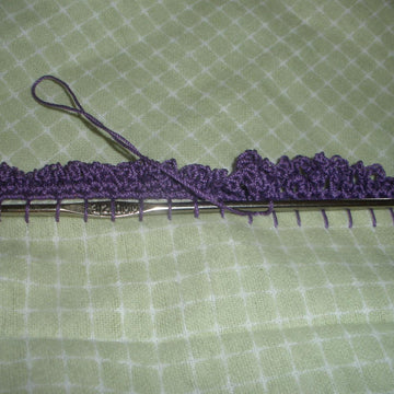 How to Crochet an Edging on an Unfinished Item