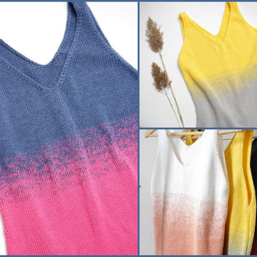 Gradient Color Tank-Top - No.219