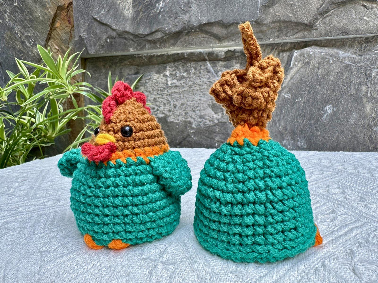 Rooster Flip the Bird