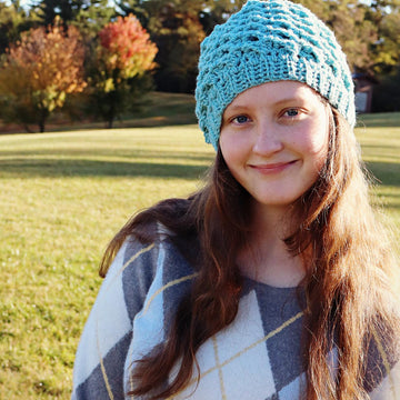 Diagonal Waffle Beanie