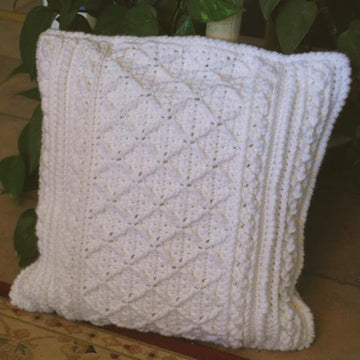 Aran Afghans Matching Pillows to Crochet