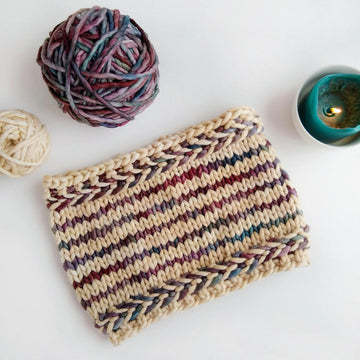 Banded Braids Cowl