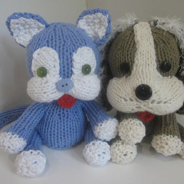 Knitkinz Cat & Dog - for Your Office