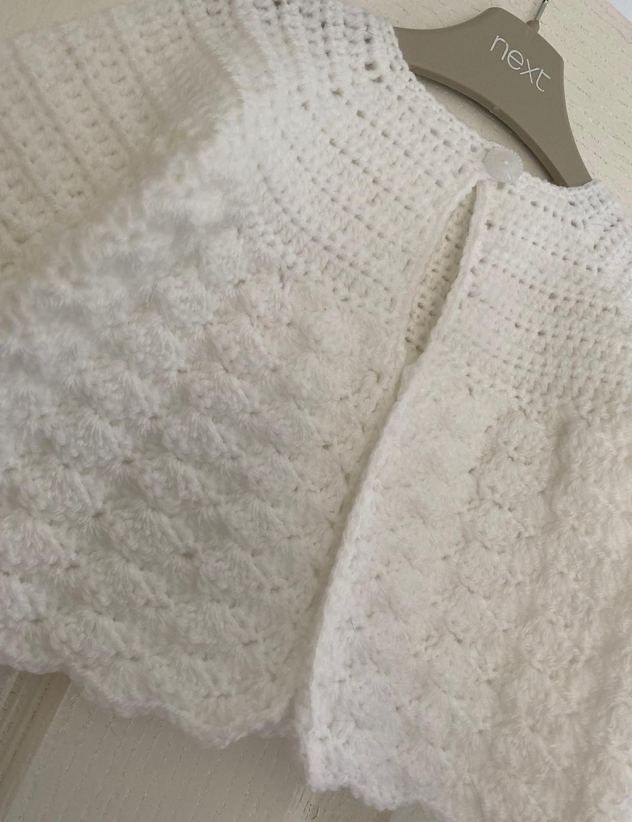 Baby Cardigan and Bonnet Crochet Pattern