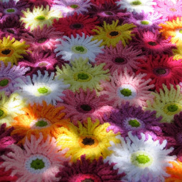 Gerbera Garden Blanket