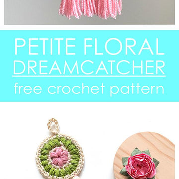 Petite Floral Dreamcatcher