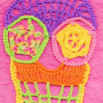 Blanca Crochet Day Of The Dead Applique Skull Pattern