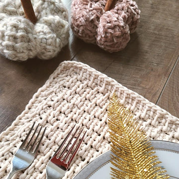 Tunisian Moss Placemat