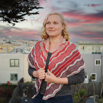 Late Sunset Shawl