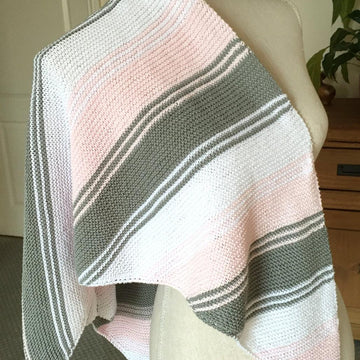Effortless Colour Block Shawl