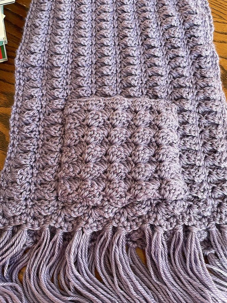 Purple Days Pocket Shawl
