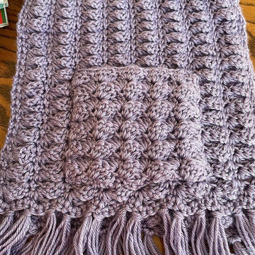 Purple Days Pocket Shawl