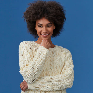 Sandpoint Pullover - Sweater Knitting Pattern For Women in Tahki Yarns Classic Superwash by Tahki Yarns