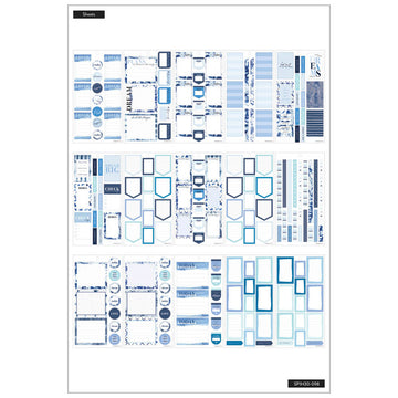 The Happy Planner Indigo 30 Sheet Sticker Pad