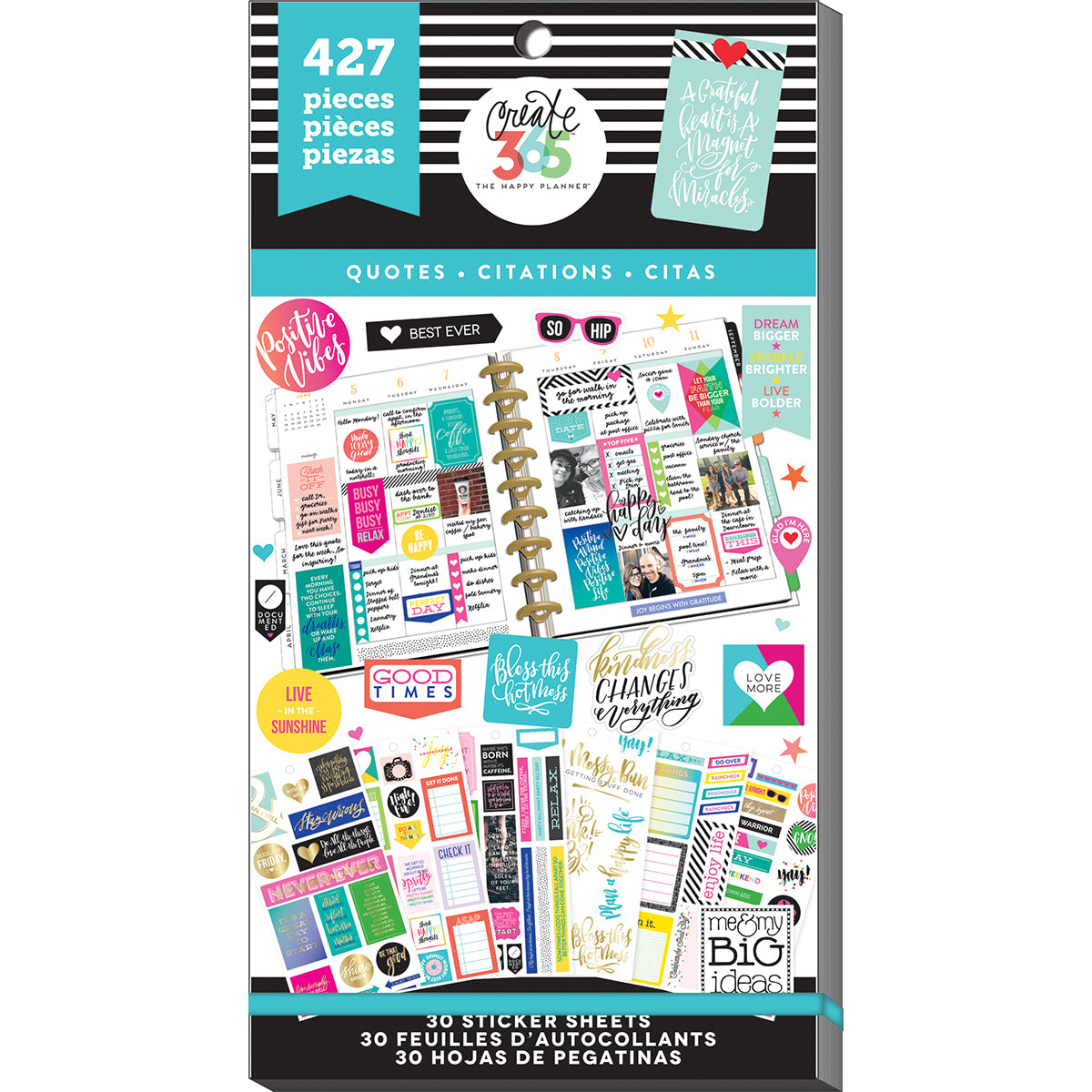 Happy Planner Sticker Value Pack - Quotes - Classic, 427/Pkg