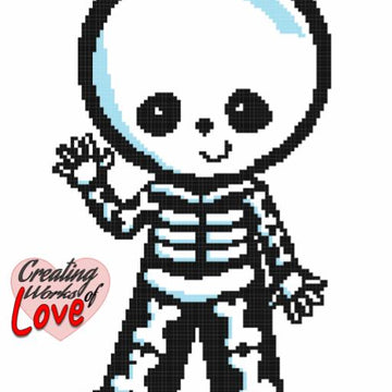 Skeleton Boy Stitch Graphgan