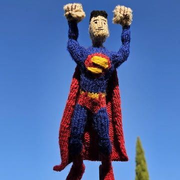 Superman Knit Action Figure