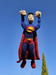 Superman Knit Action Figure