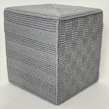 Square Crochet Ottoman
