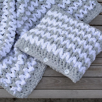 Glitter Path Blanket and Pillow Cover