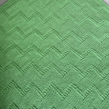 Aran Zig Zag Blanket